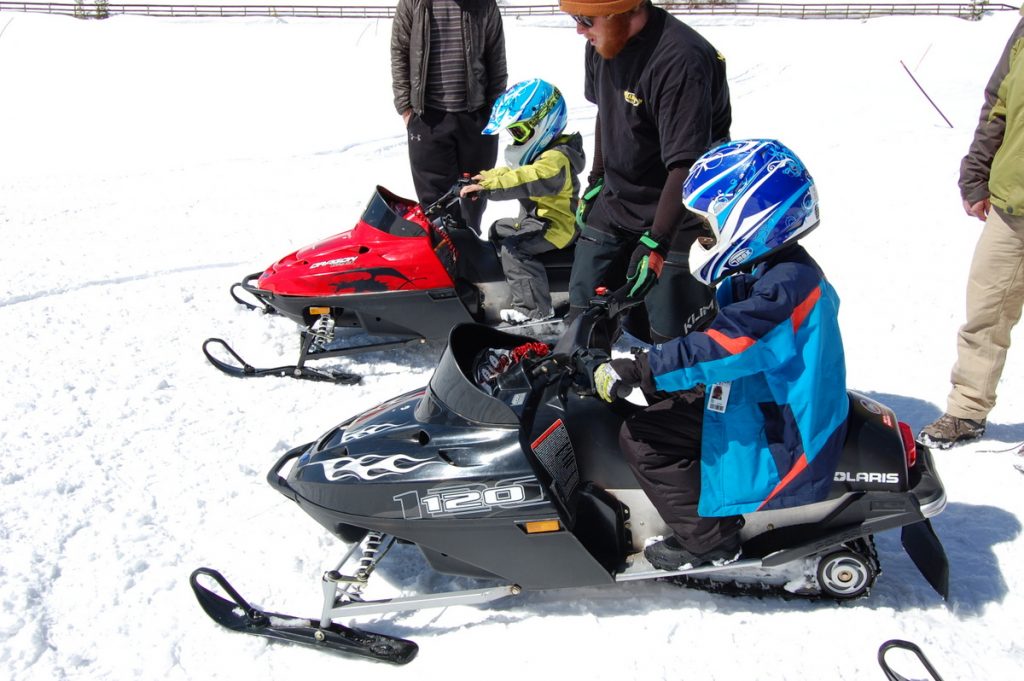 Kids snowmobiles Easy Travel Holidays in Finland, Scandinavia and